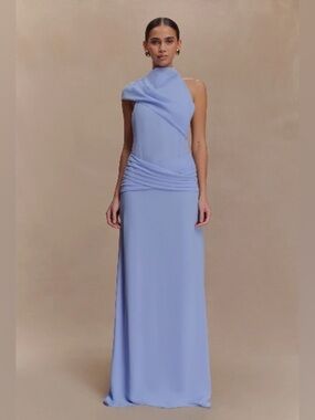 Meshki Analia Chiffon Lavender Dress